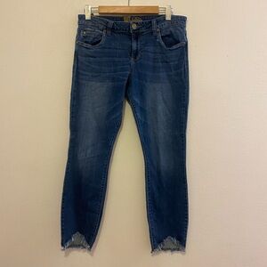 Kut from the Kloth Dark Blue Ankle Jeans